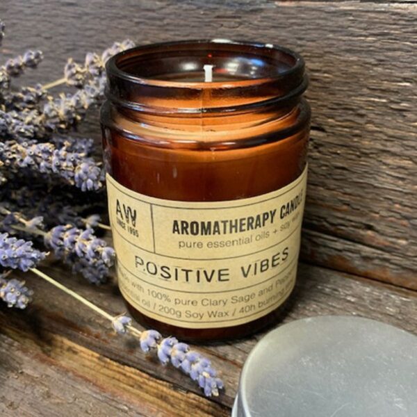 Aromatherapy Candles Positive Vibes