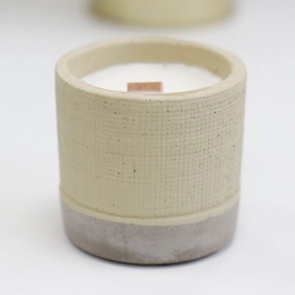 Concrete Wooden Wick Candle – Coffee in the Club