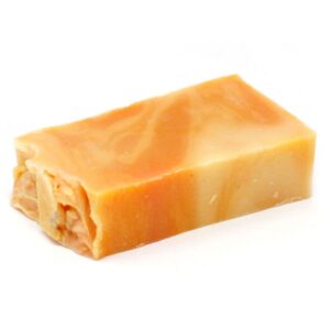 Artisan Olive Oil Soap Slice – Orange