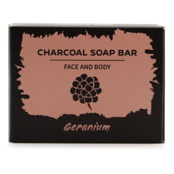 Charcoal Soap Geranium