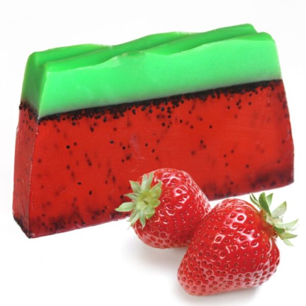 Strawberry Tropical Paradise Soap Slice