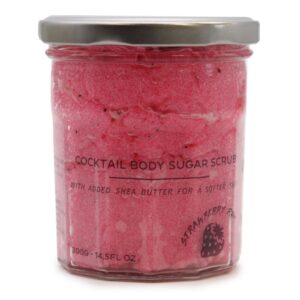 Strawberry Rum Fragranced Sugar Body Scrub