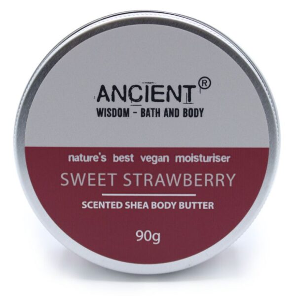 Sweet Strawberry Scented Shea Body Butter - Image 2