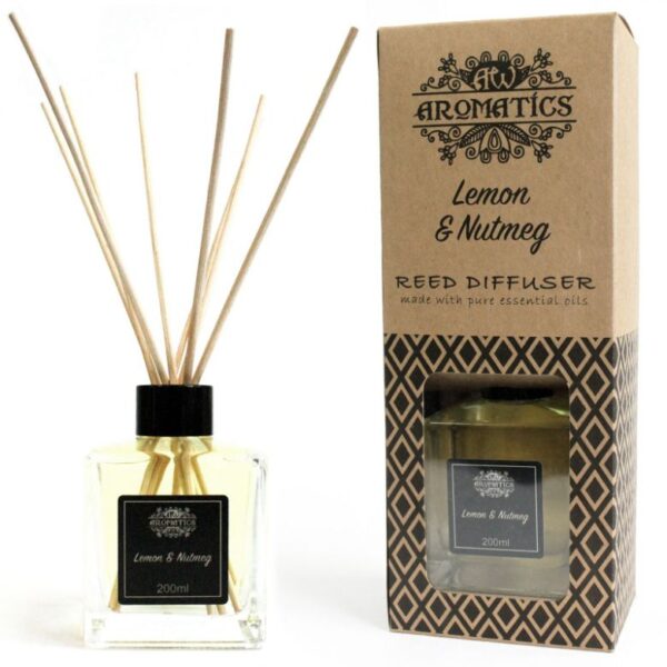 Lemon & Nutmeg Essential Oil Reed Diffuser