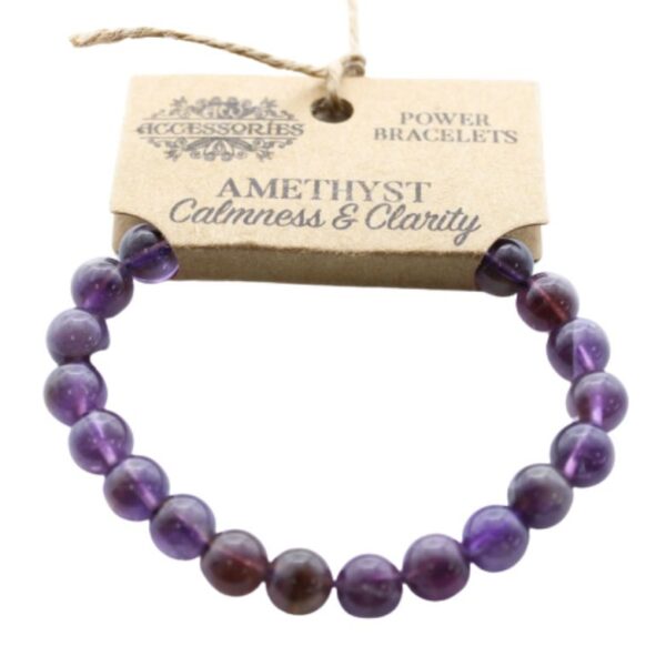 Amethyst Gemstone Power Bracelet