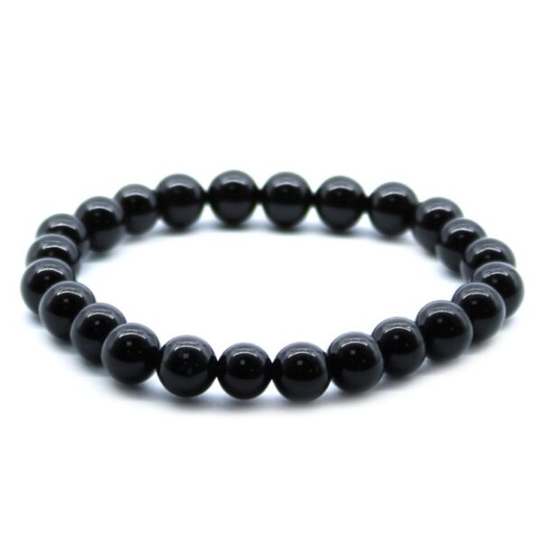 Black Agate Gemstone Power Bracelet - Image 2