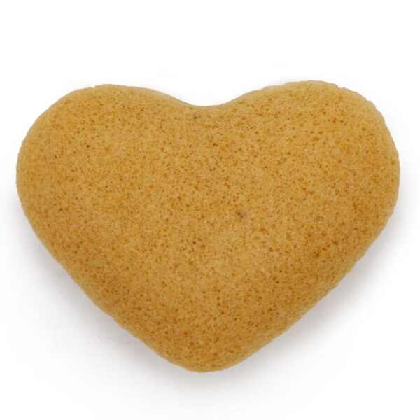 Peach Konjac Heart Sponge