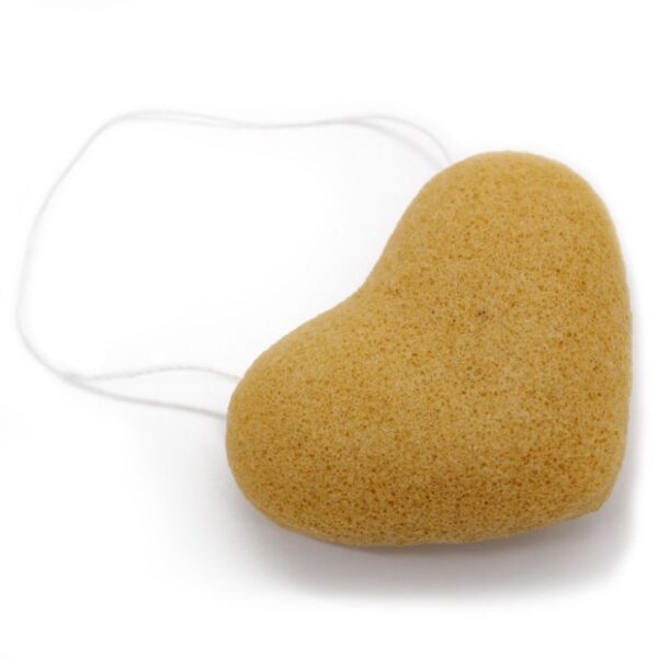 Peach Konjac Heart Sponge - Image 2