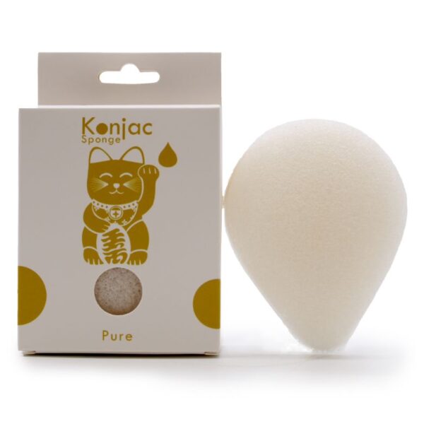 Natural Teardrop Konjac Sponge - Sensitive skin