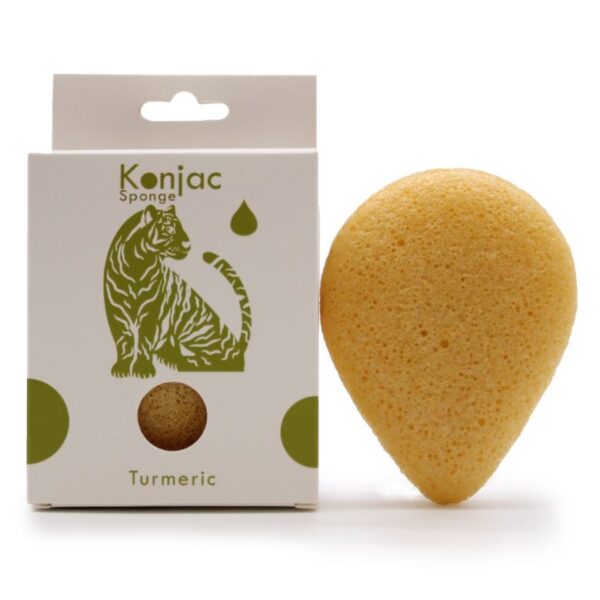 Turmeric Teardrop Konjac Sponge - Anti-wrinkle