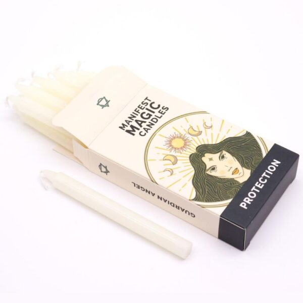 Protection Manifest Magic Candles - Ivory - Image 6