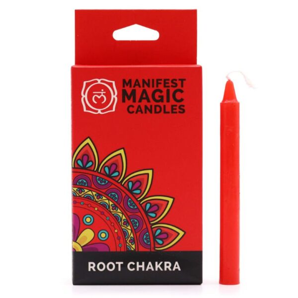 Root Chakra Manifest Magic Candles - Red