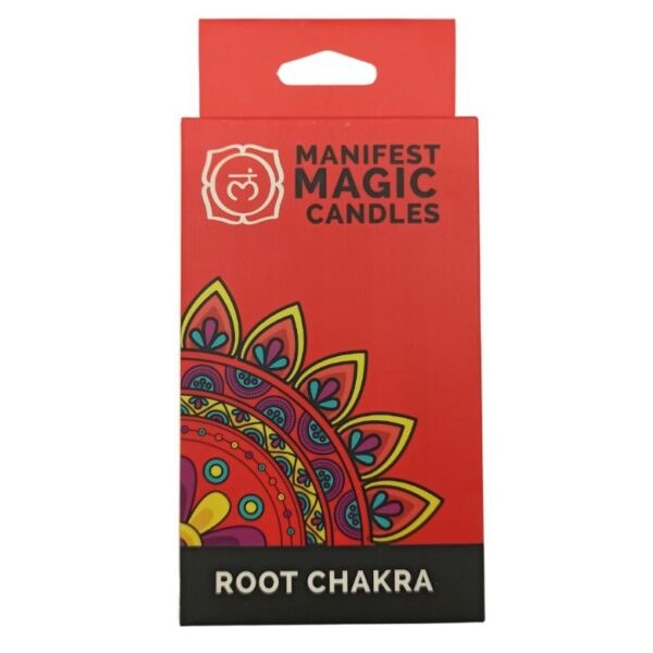 Root Chakra Manifest Magic Candles - Red - Image 4