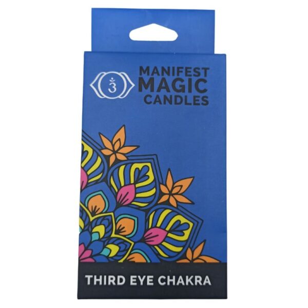 Third Eye Chakra Manifest Magic Candles - Indigo - Image 5