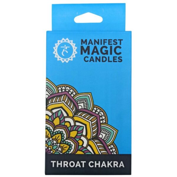 Throat Chakra Manifest Magic Candles - Blue - Image 5