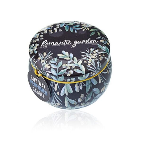 Romantic Garden Art Tin Candle - Image 5