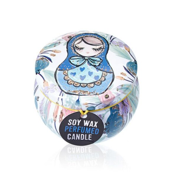 Russian Dolls Art Tin Candle - Image 6