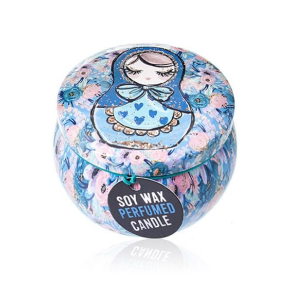 Russian Dolls Art Tin Candle - Image 7