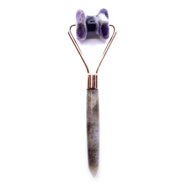 Amethyst Gemstone Jawline Roller - Image 2