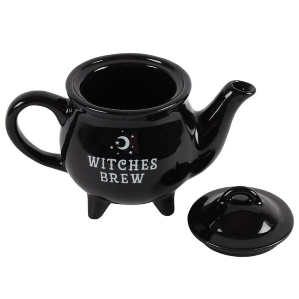 Witches Brew Black Ceramic Tea Pot - Image 3