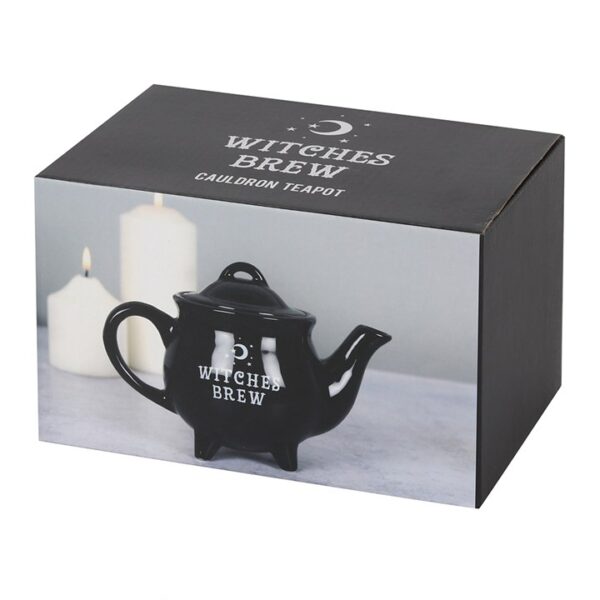 Witches Brew Black Ceramic Tea Pot - Image 4