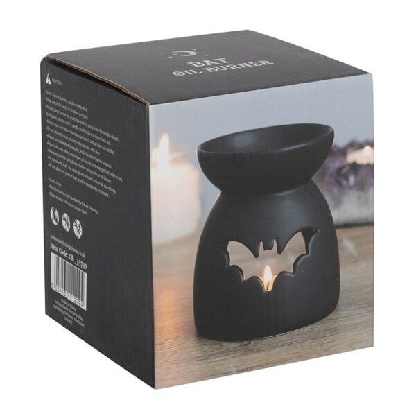 Black Bat Cut Out Oil Burner - Image 3