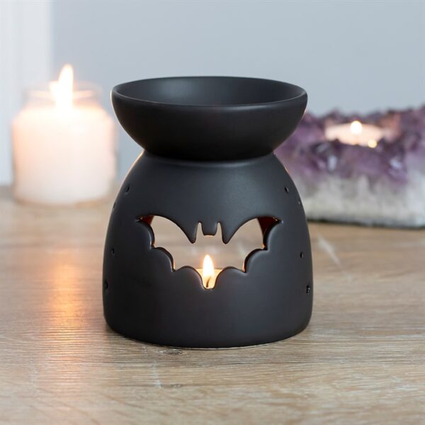 Black Bat Cut Out Oil Burner - Image 4