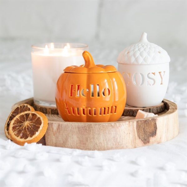 Hello Autumn Pumpkin Oil Burner - Image 6