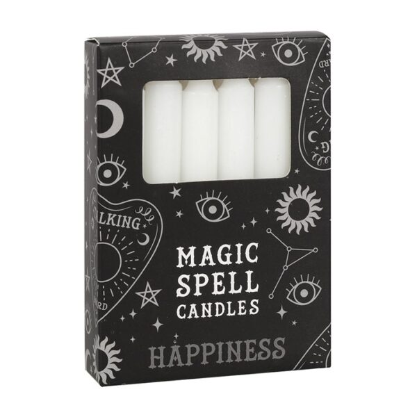 White 'Happiness' Spell Candles