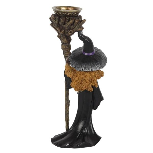 Witch with Staff Backflow Incense Burner - Image 3