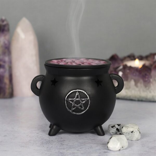 Pentagram Cauldron Incense Cone Holder - Image 4