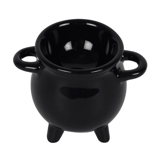 Cauldron Egg Cup with Broom Spoon - Image 4