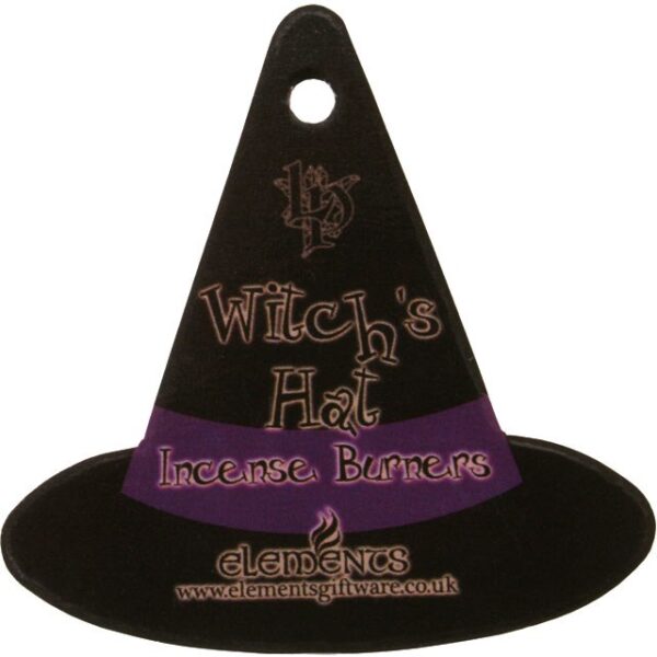 Witch Hat With Cat Incense Cone Holder - Image 3