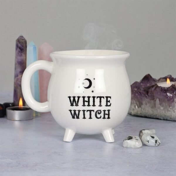 White Witch Cauldron Mug - Image 4