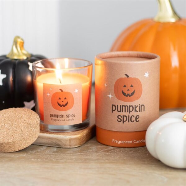 Peekaboo Pumpkin Spice Candle - Image 5