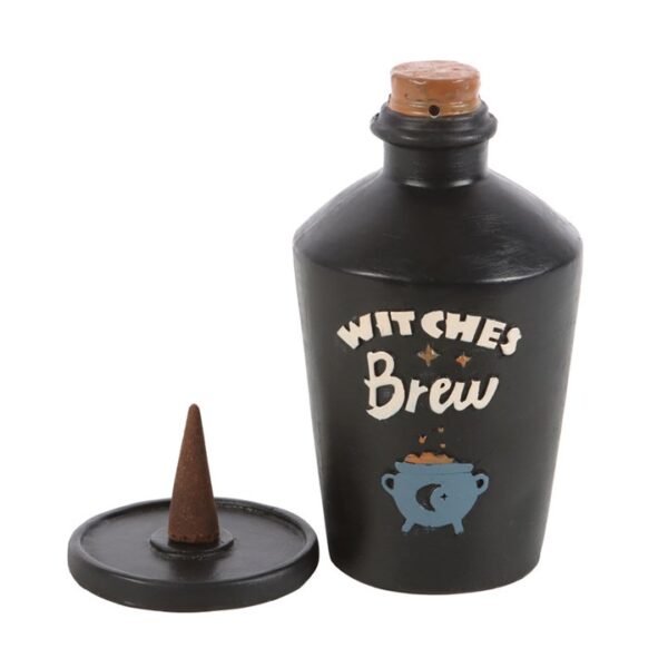 Witches Brew Potion Bottle Incense Cone Burner - Image 2