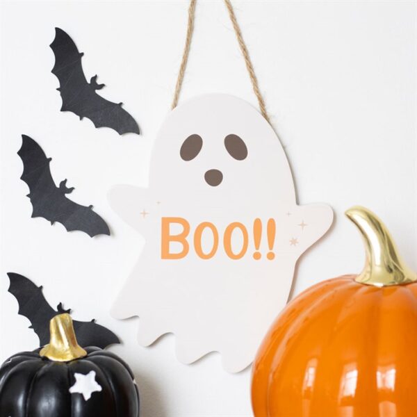 Ghost Shaped Hanging Sign - Image 4