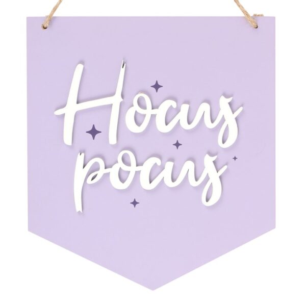 Purple Hocus Pocus Hanging Sign - Image 2