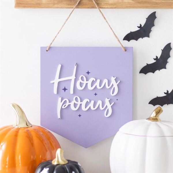 Purple Hocus Pocus Hanging Sign - Image 4