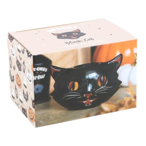 Spooky Black Cat Oil Burner - Image 5