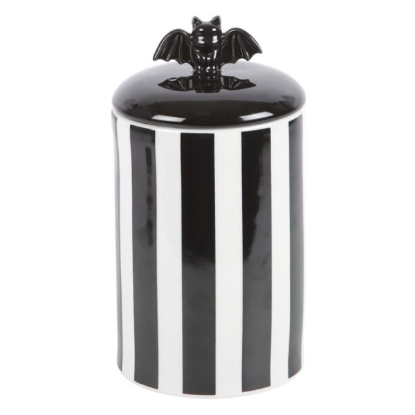 Striped Bat Storage Jar