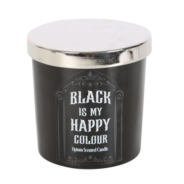 Black is My Happy Colour Opium Candle - Image 3