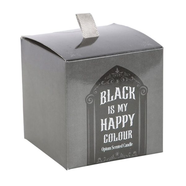 Black is My Happy Colour Opium Candle - Image 4