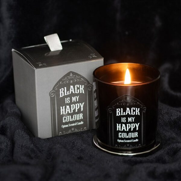 Black is My Happy Colour Opium Candle - Image 5